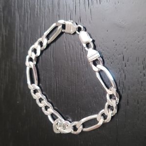 Mens Sterling Silver Bracelet